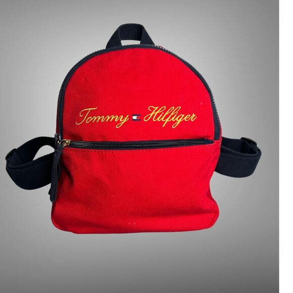 Authentic Women's Tommy Hilfiger‎ Canvas Small Backpack - Picture 1 of 4